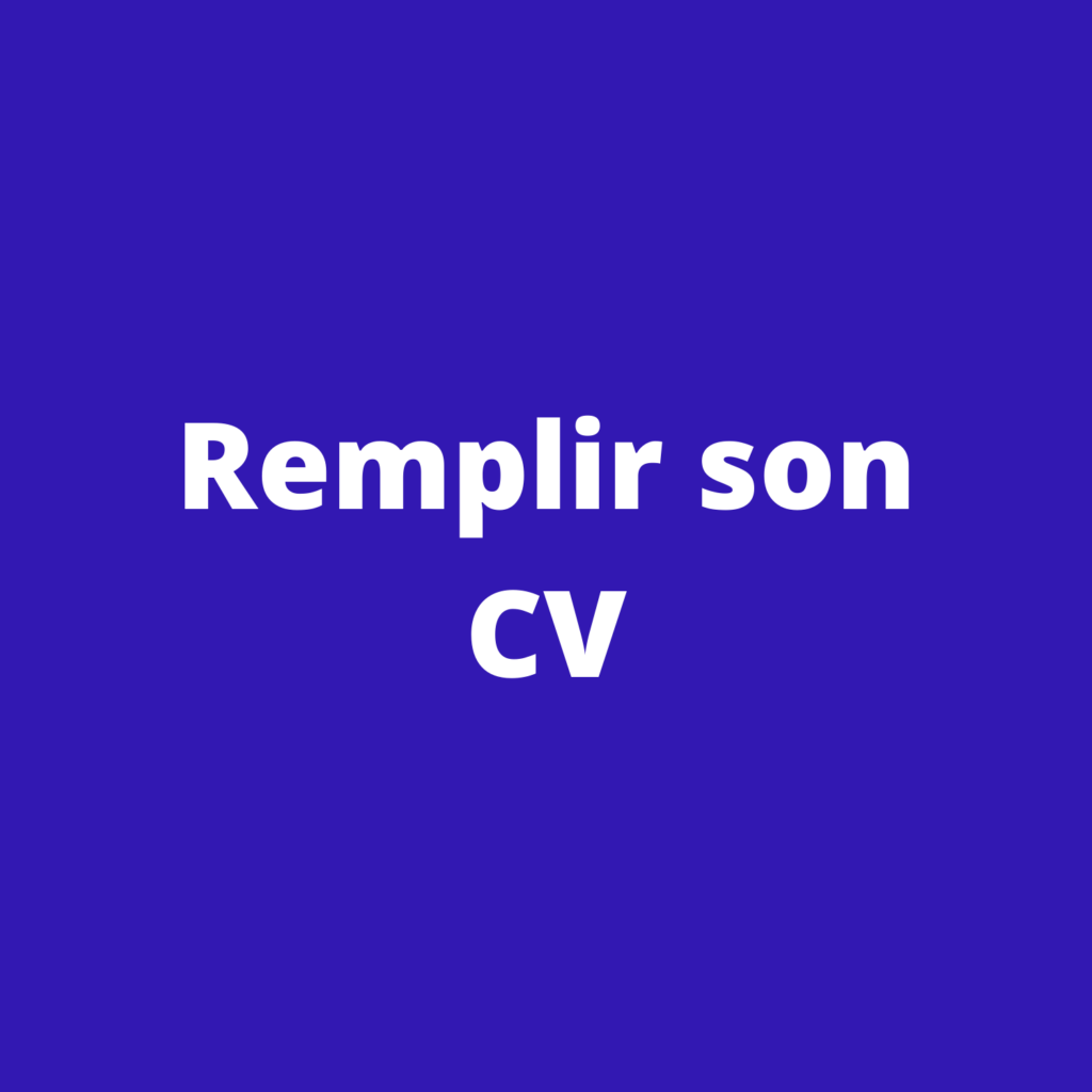 Remplir son CV correctement pour trouver une alternance 